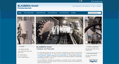 Desktop Screenshot of blasberg.eu