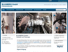 Tablet Screenshot of blasberg.eu